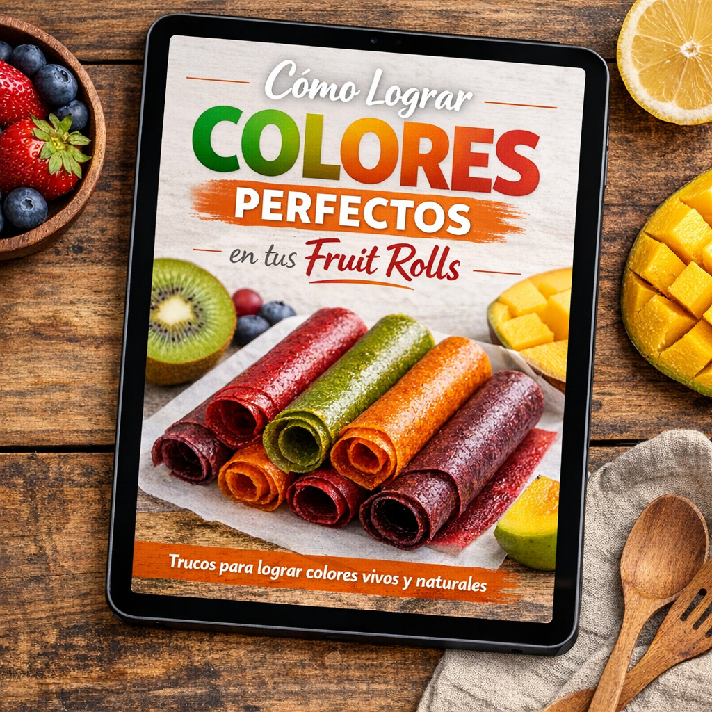 “Guía rápida: Cómo lograr colores perfectos en tus fruit rolls”